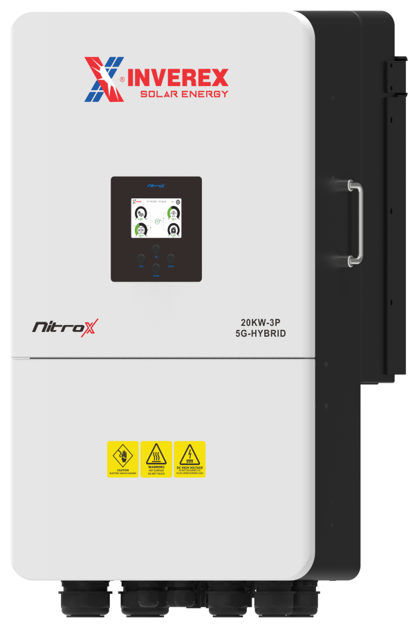 INVEREX NitroX 20kW 3-Phase Hybrid Solar Inverter